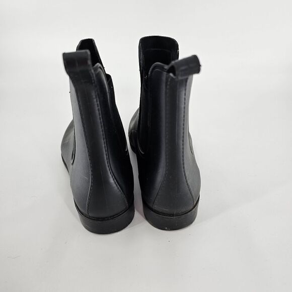 Merona Chelsea rain boot 10 black short bootie fall - Picture 4 of 5